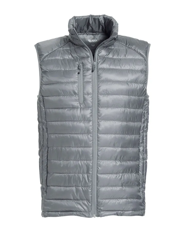 020974 Clique Hudson Padded Gilet With Left Chest & Back Logo