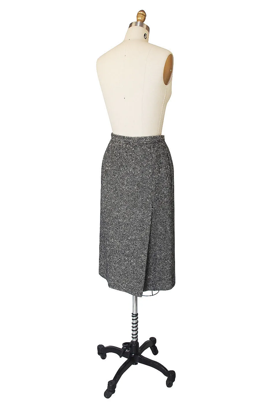 1980s Yves Saint Laurent Tweed Skirt