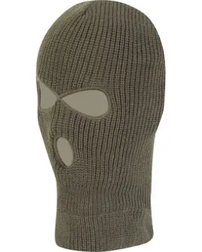 3 Hole Balaclava - Olive Green