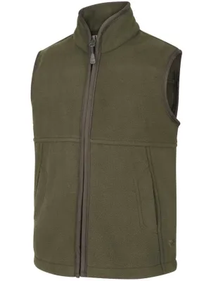 30% OFF HOGGS OF FIFE Woodhall Junior Fleece Gilet - Green - Size: 13-14yrs