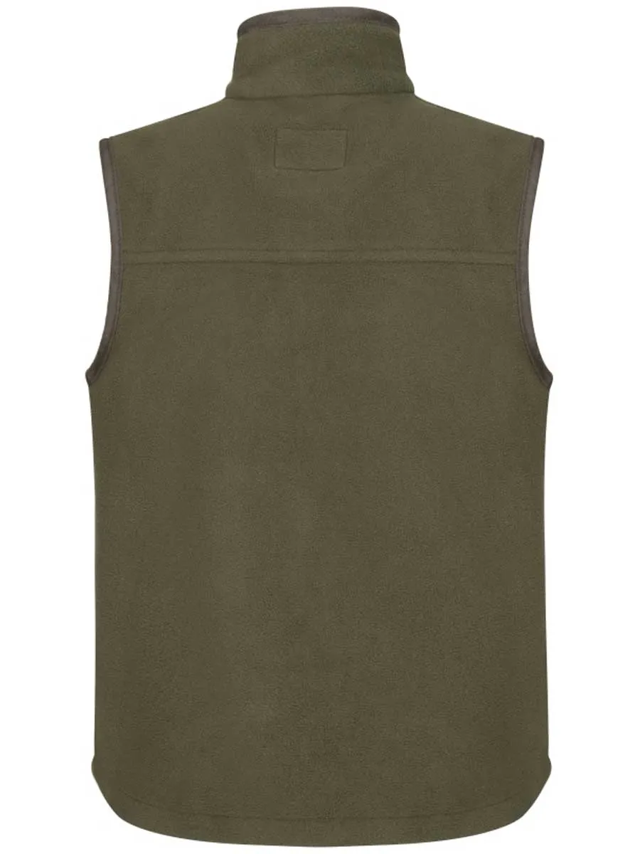 30% OFF HOGGS OF FIFE Woodhall Junior Fleece Gilet - Green - Size: 13-14yrs