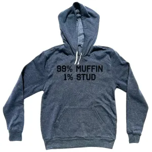 99% Muffin 1% Stud Tri-Blend Hoodie