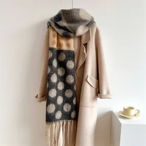 Accity | Retro Artistic Polka Dot Scarf