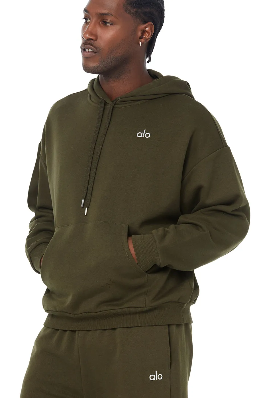 Accolade Hoodie & Accolade Sweatpant Set - Dark Olive