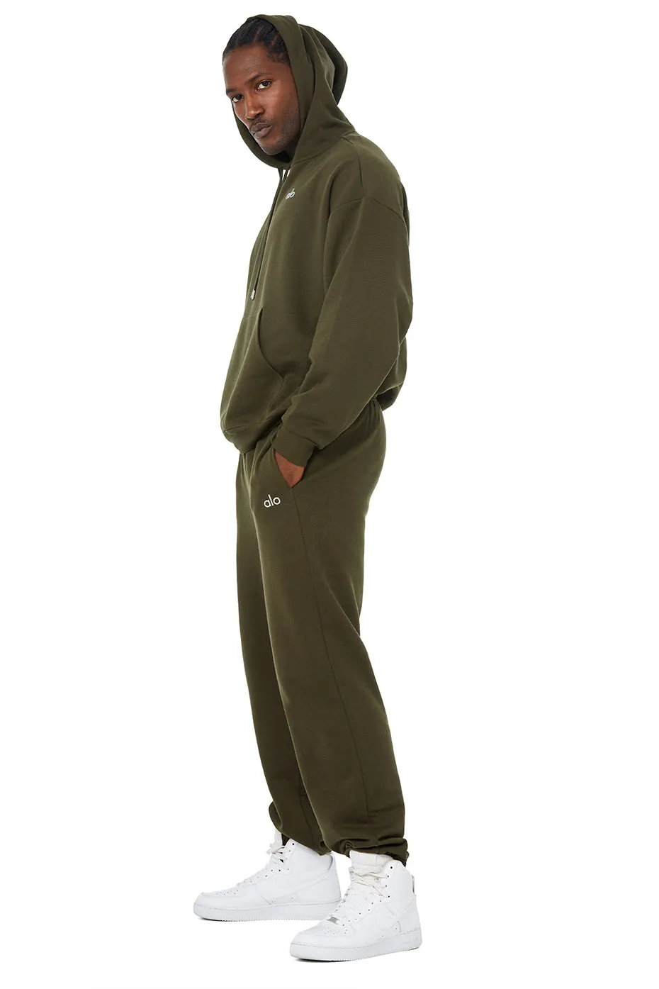 Accolade Hoodie & Accolade Sweatpant Set - Dark Olive