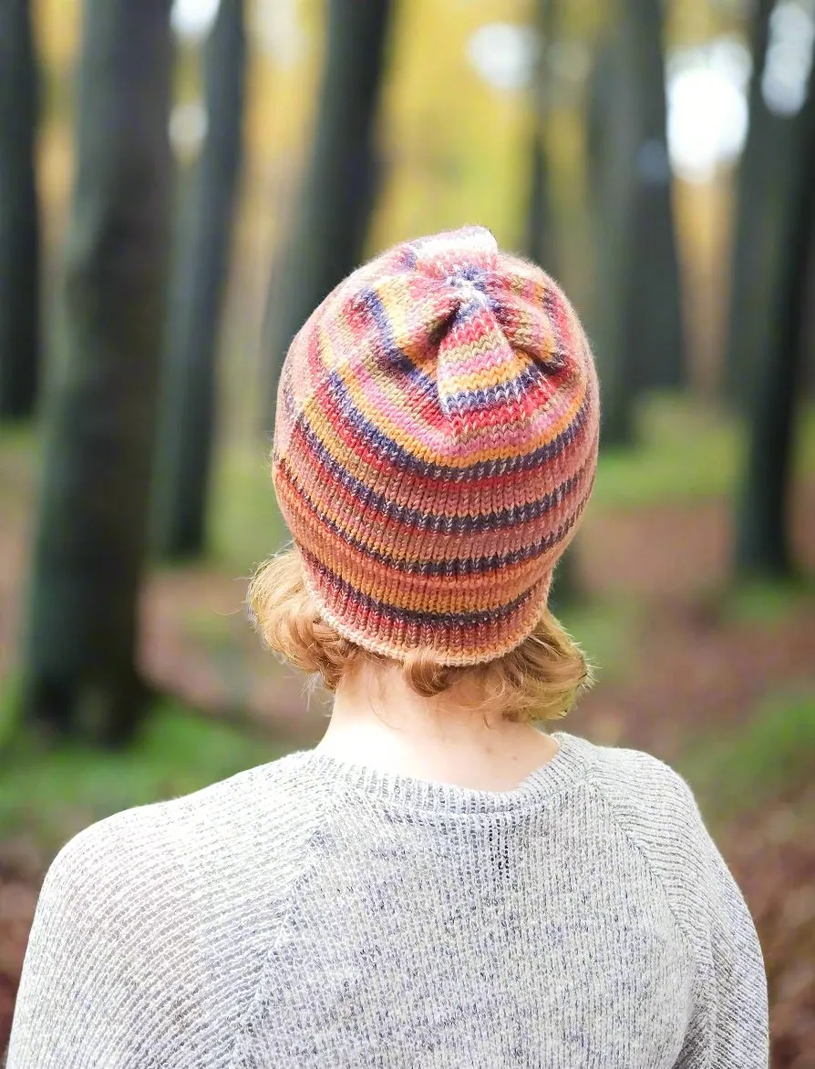 Adults Autumn Rainbow Beanie Hat