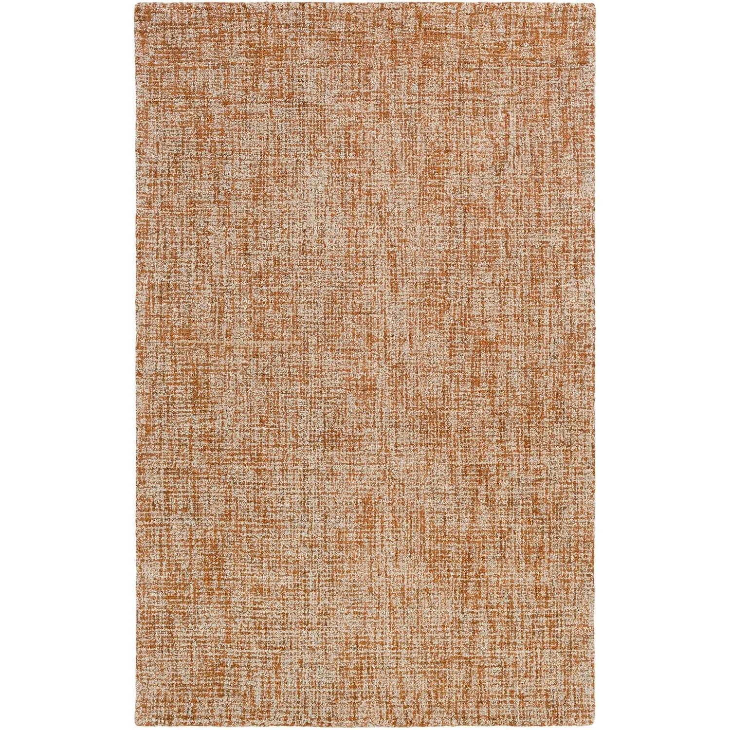 Aiden Hand Tufted Rug in Burnt Orange, Khaki