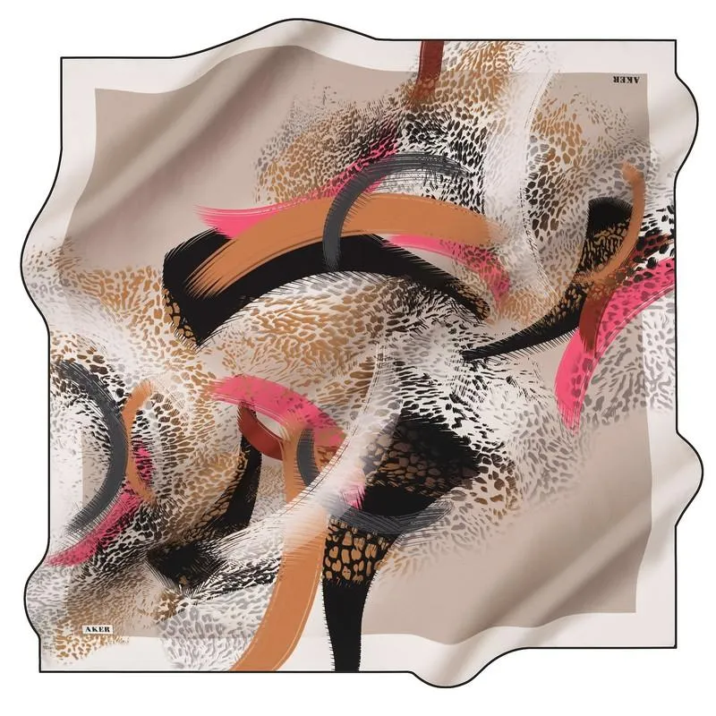 Aker Auckland Arty Silk Scarf No. 19