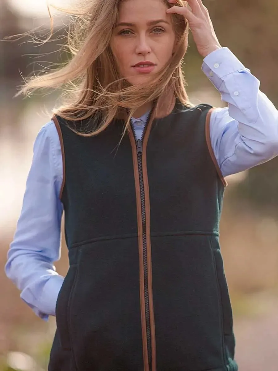 ALAN PAINE Aylsham Ladies Fleece Gilet - Dark Navy