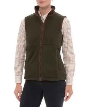 ALAN PAINE Aylsham Ladies Fleece Gilet - Green