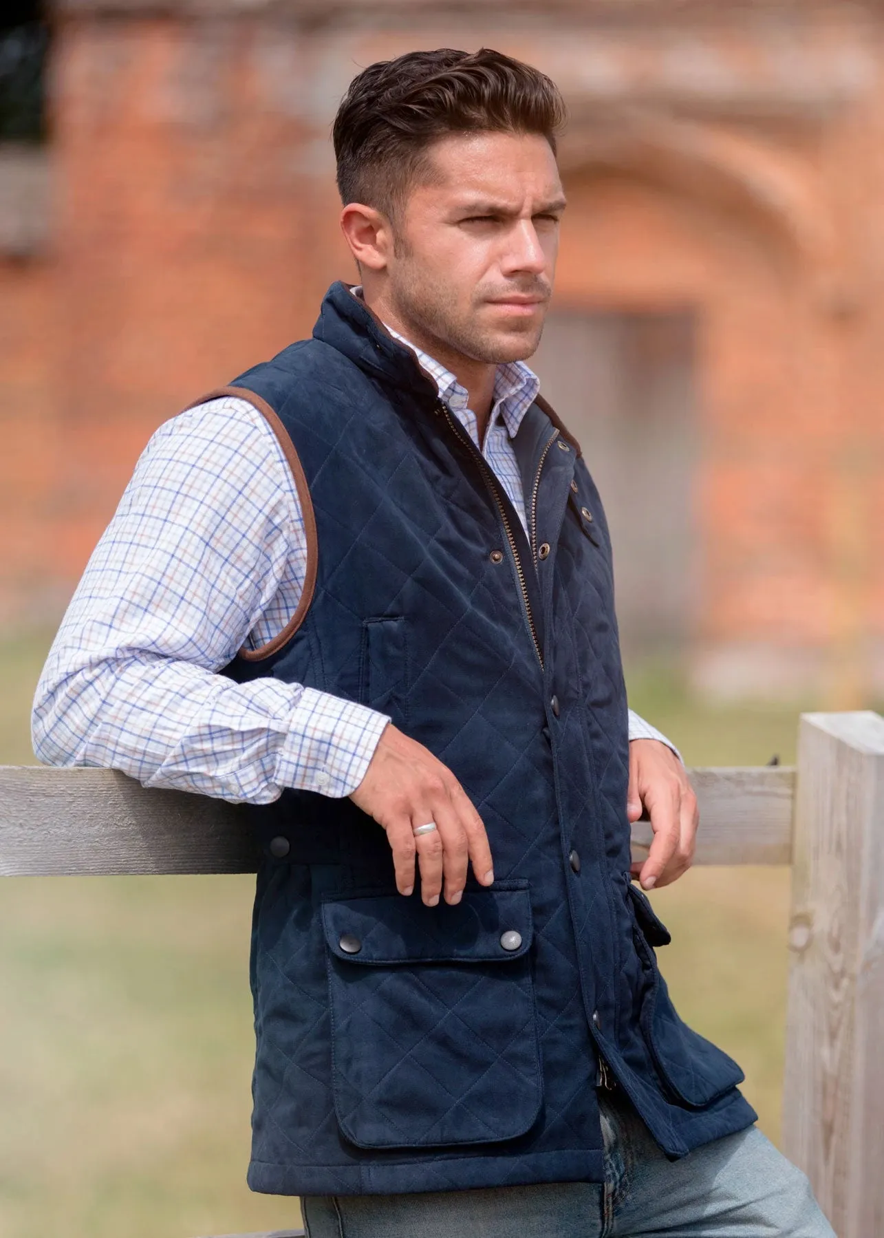 Alan Paine Felwell Quilted Waistcoat