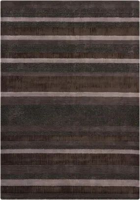 Amigo Collection Hand-Woven Area Rug in Brown