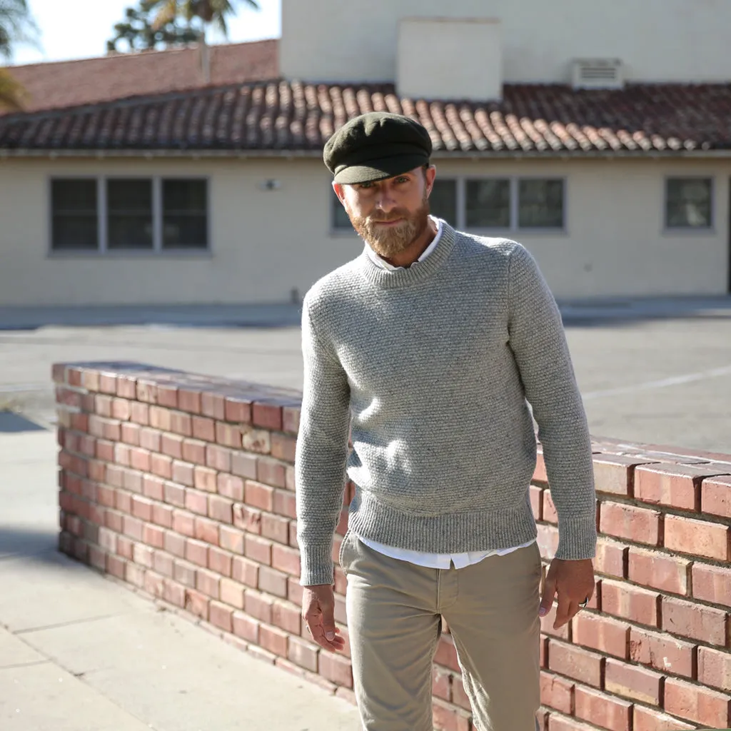 ANCHOR CAP - OLIVE WOOL