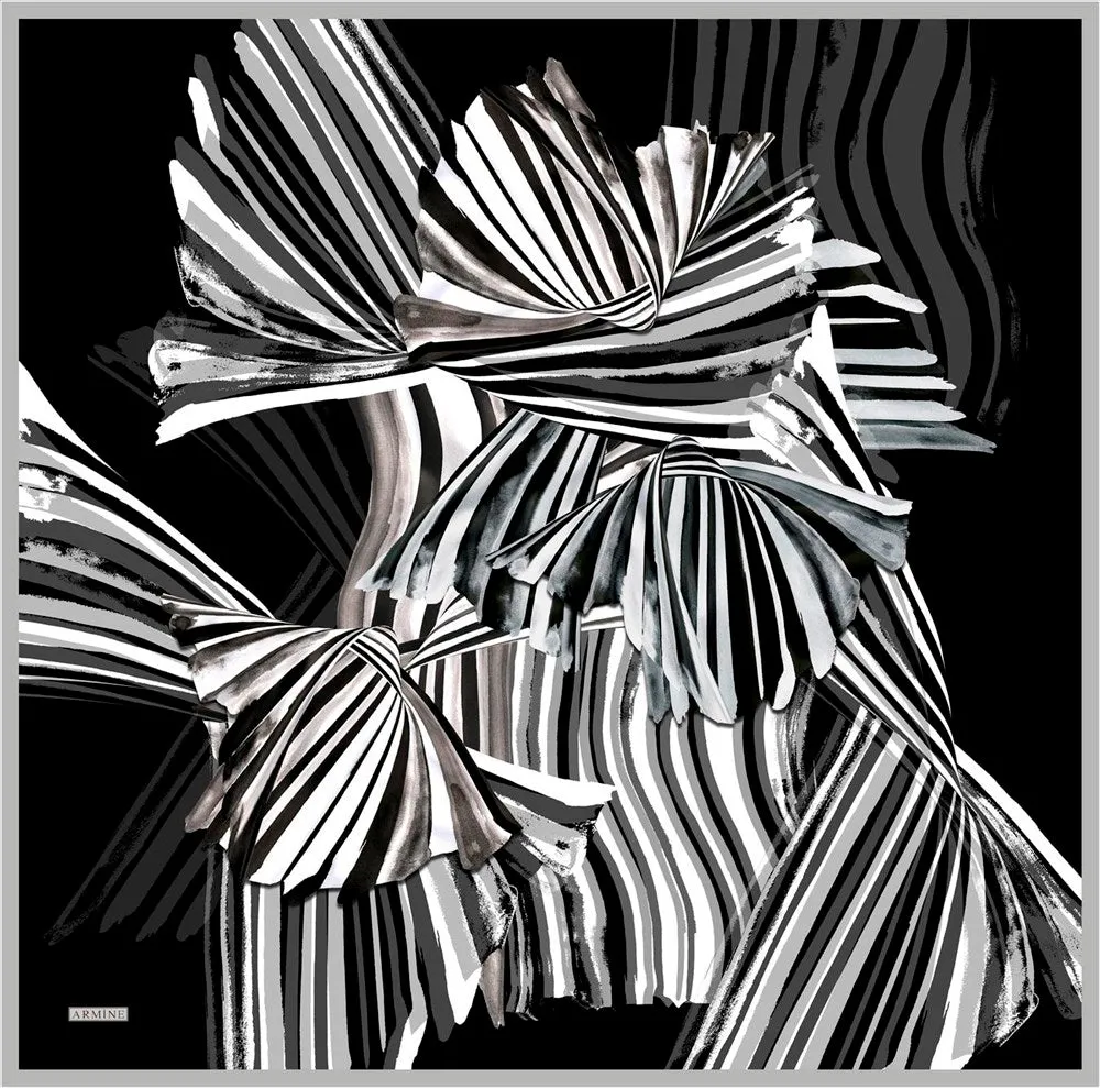 Armine Warp Abstract Silk Scarf No. 5