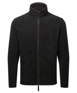 Artisan fleece jacket | Black/Brown