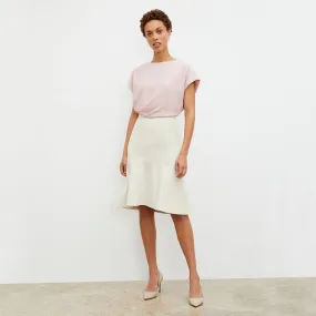 Astor Skirt - Washable Ponte :: Pearl