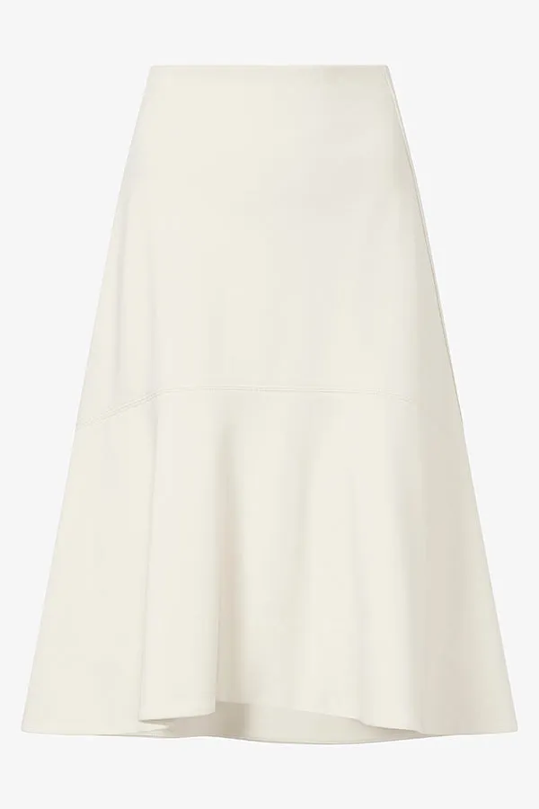 Astor Skirt - Washable Ponte :: Pearl