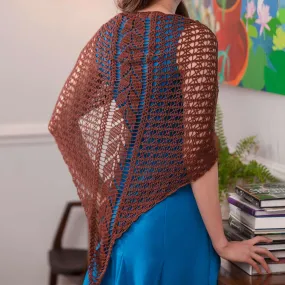 Aunt Lydia's Crochet Falling Leaves Shawl