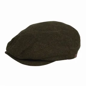 Barbour Barlow Mens Flat Cap - Olive