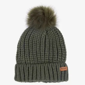 Barbour Beanie Saltburn In Olive, One Size