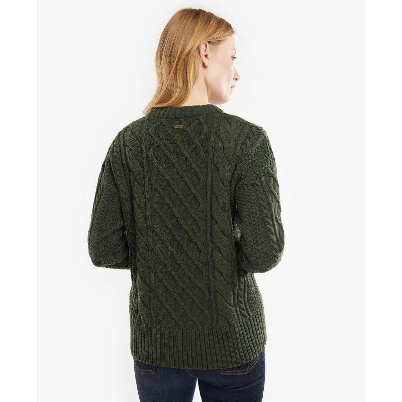 Barbour Daffodil Ladies Knit - Olive