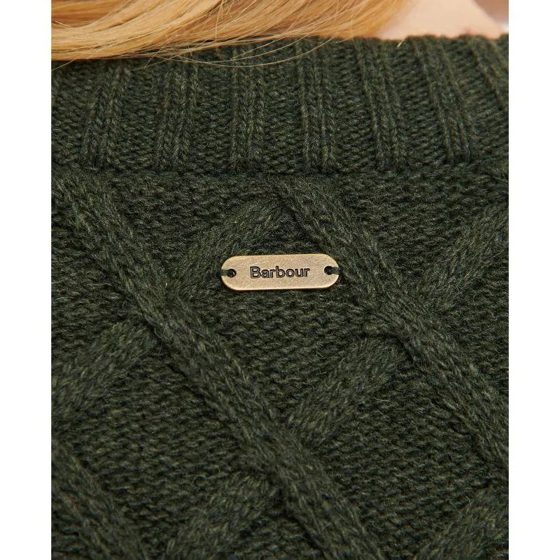 Barbour Daffodil Ladies Knit - Olive