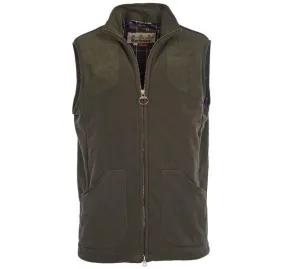 Barbour Dunmoor Waterproof Mens Fleece Gilet - Olive