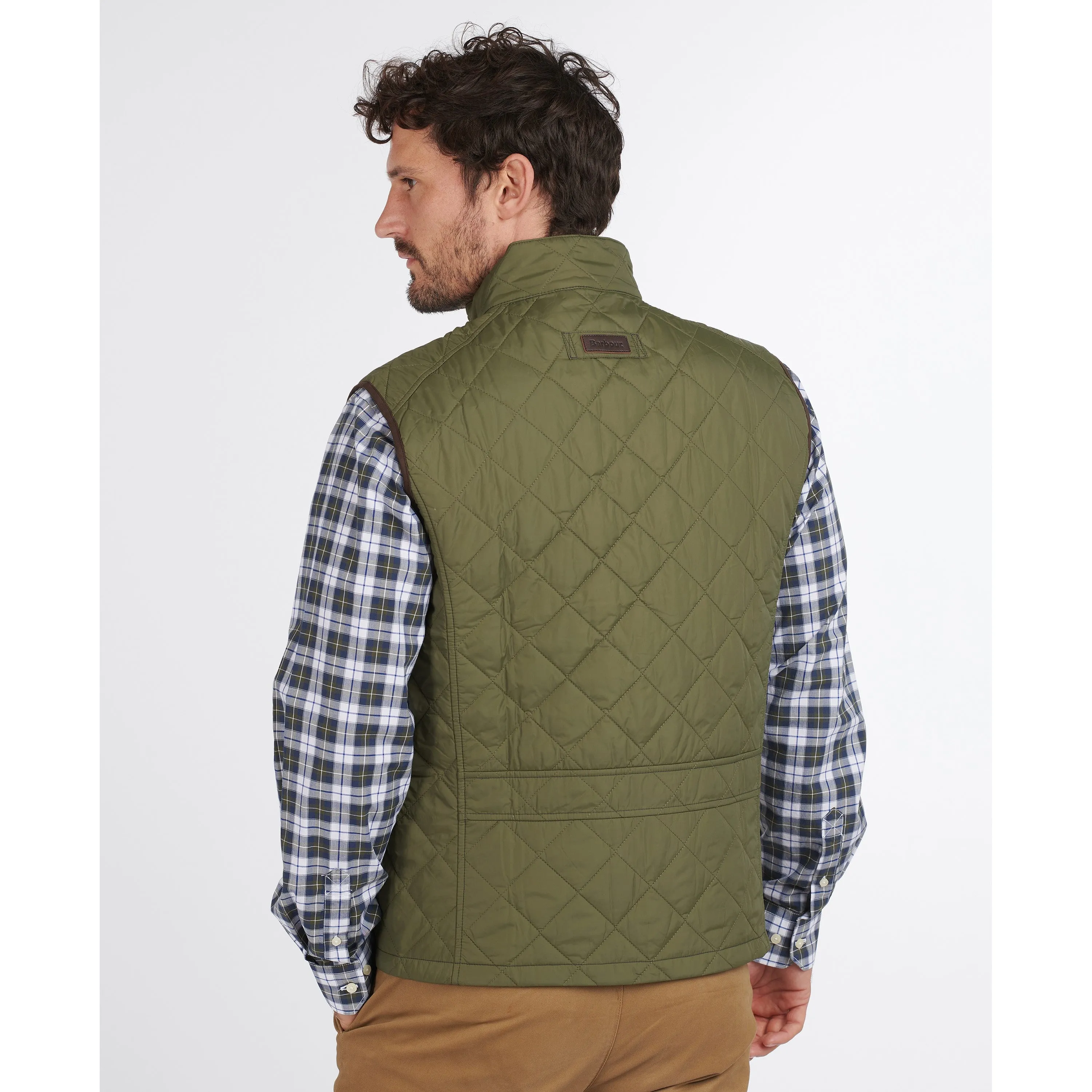 Barbour Explorer Mens Quilt Gilet - Mid Olive