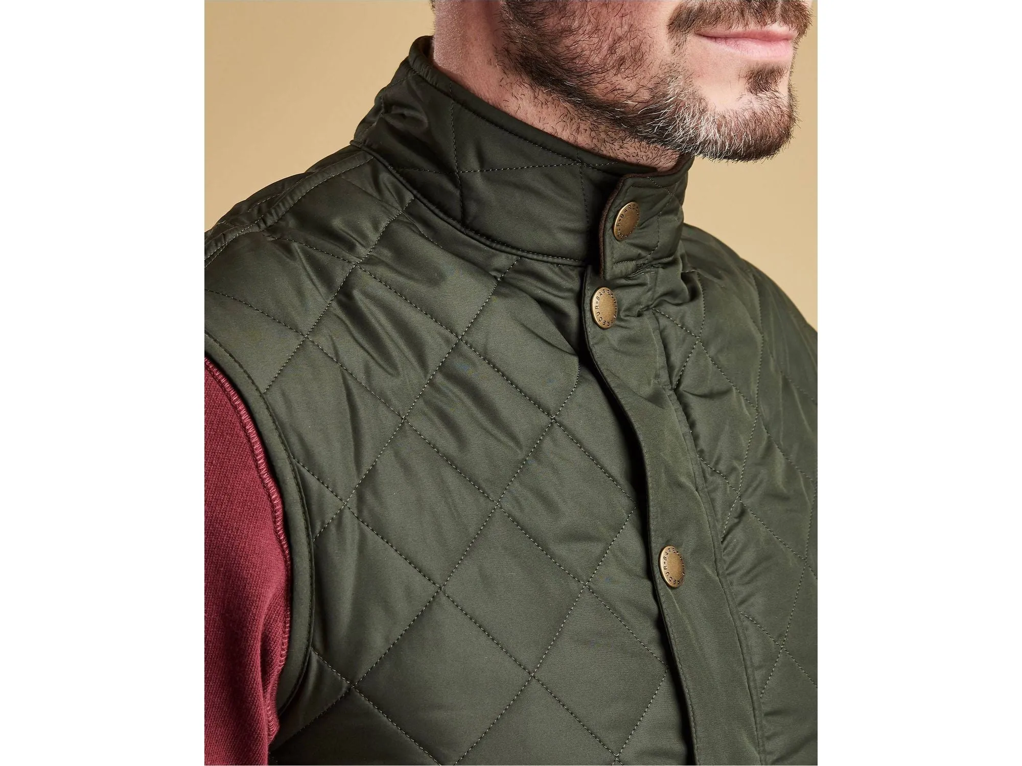 Barbour Lowerdale Gilet Quilted Lightweight Insulated Vest In Olive