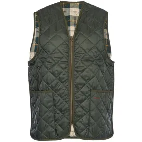 Barbour Mens Gilet Quilted Zip-In Liner Olive/Ancient