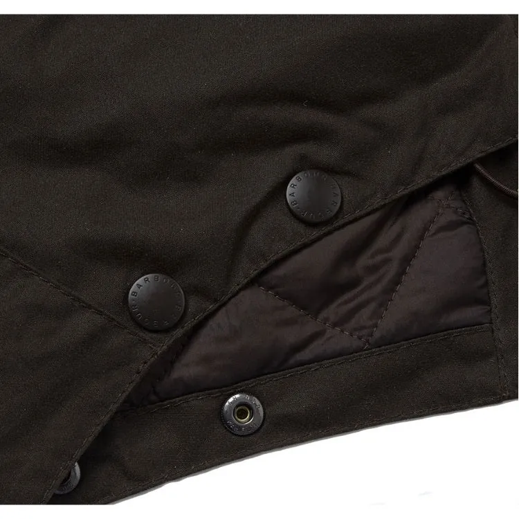 Barbour Waxed Cotton Storm Hood - Olive