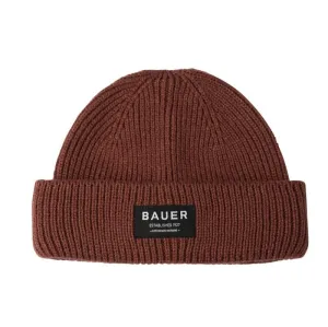 BAUER Senior Ribbed Fisherman 1927 Beanie Toque Brown