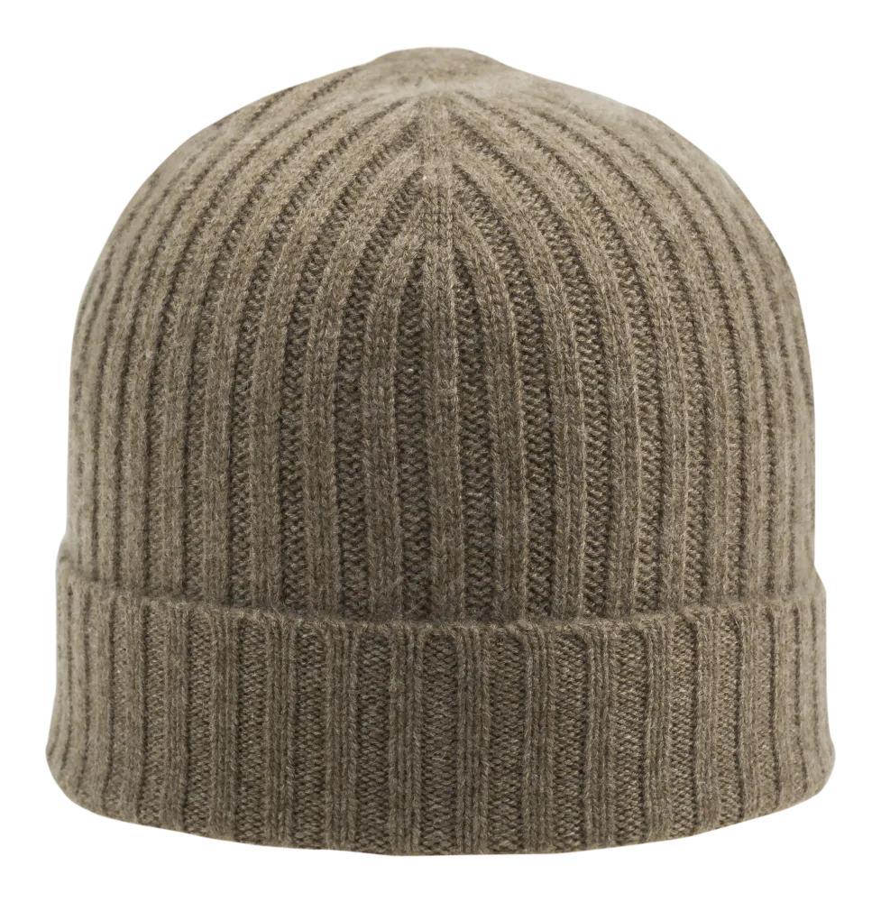 Beanie Cashmere Olive - Amanda Christensen