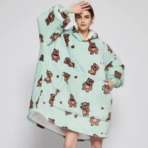 Bear Hoodie Blanket