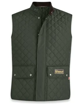 Belstaff Quilted Waistcoat Jacket - Olive Green