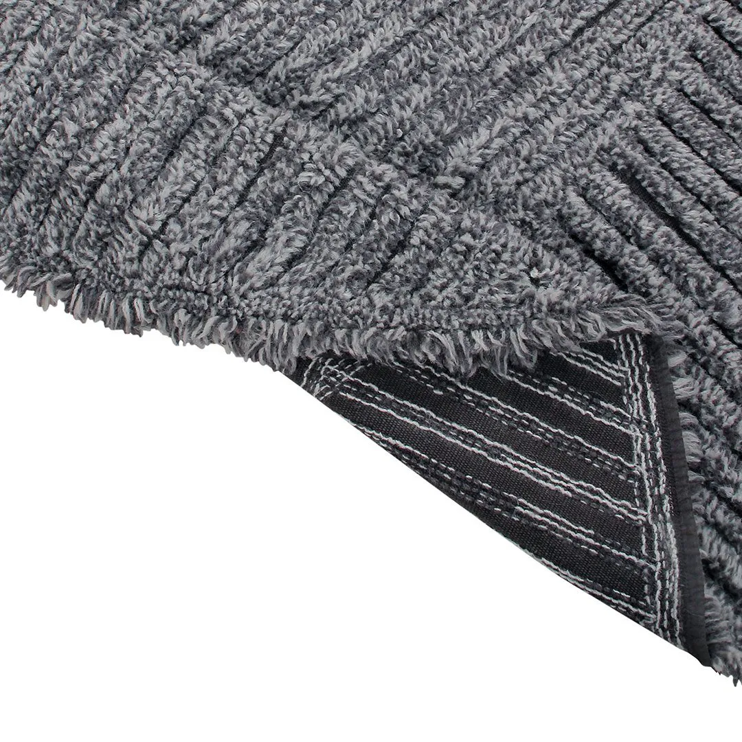 Black Tea Woolable Washable Rug