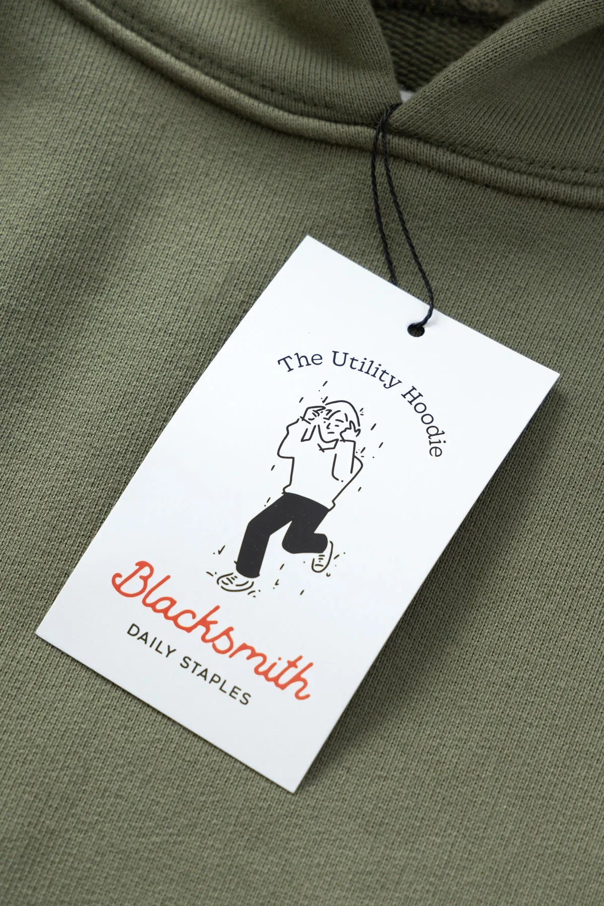 Blacksmith - 750GSM Utility Hoodie - Olive