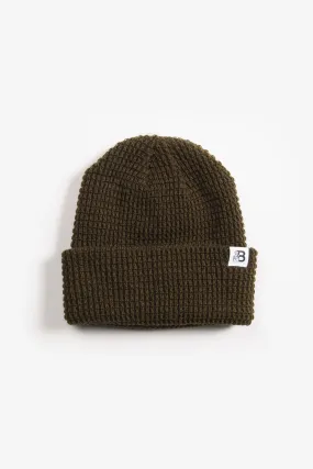 Blacksmith - Waffle Beanie - Olive