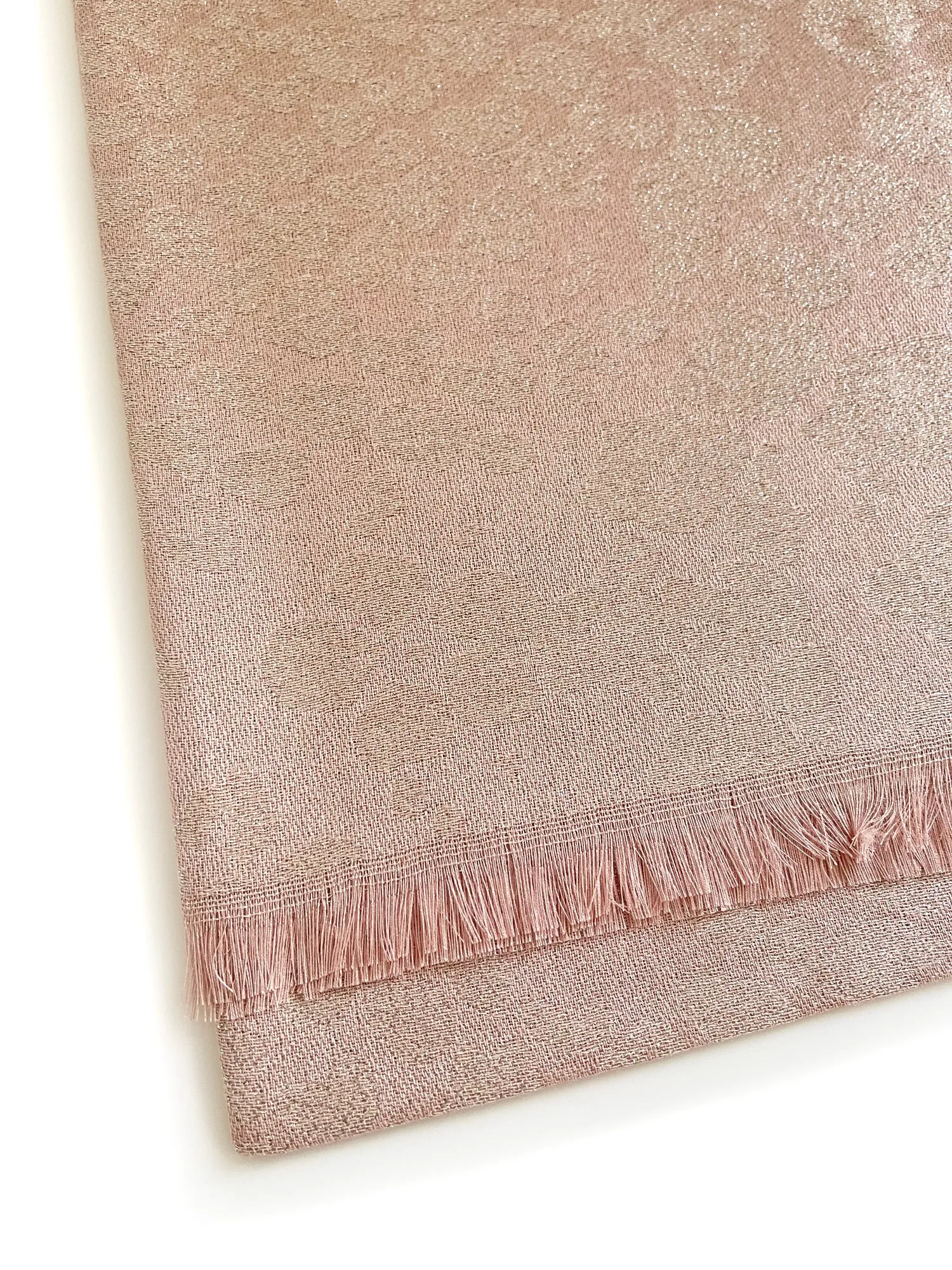 BLUSH PINK SPARKLY METALLIC LEOPARD PRINT EVENING SHAWL SCARF