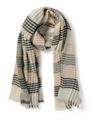 Briana Grid Check Scarf