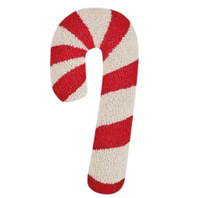 Candy Cane Shaped Hook Pillow