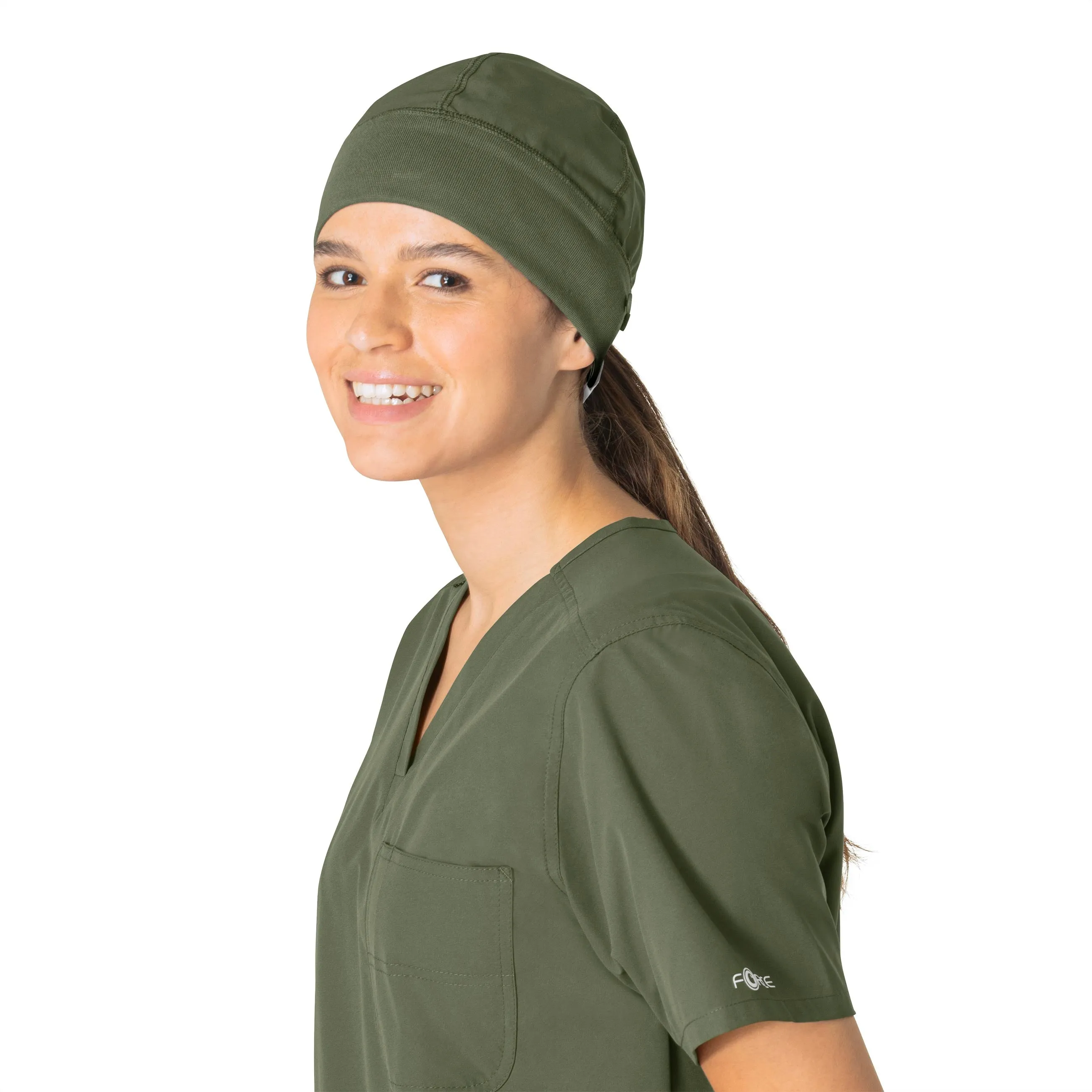 Carhartt Force Essentials Unisex Beanie Scrub Cap - Olive