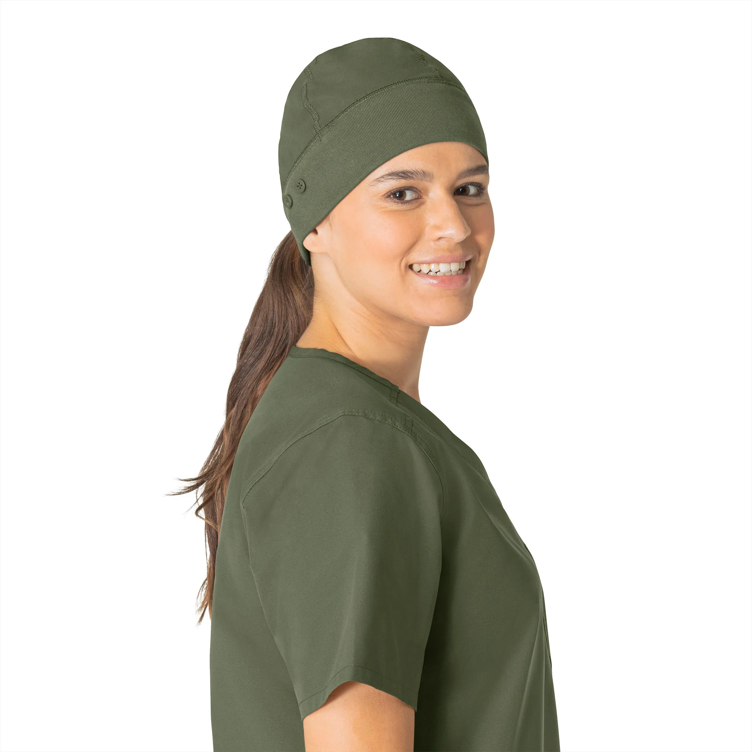 Carhartt Force Essentials Unisex Beanie Scrub Cap - Olive