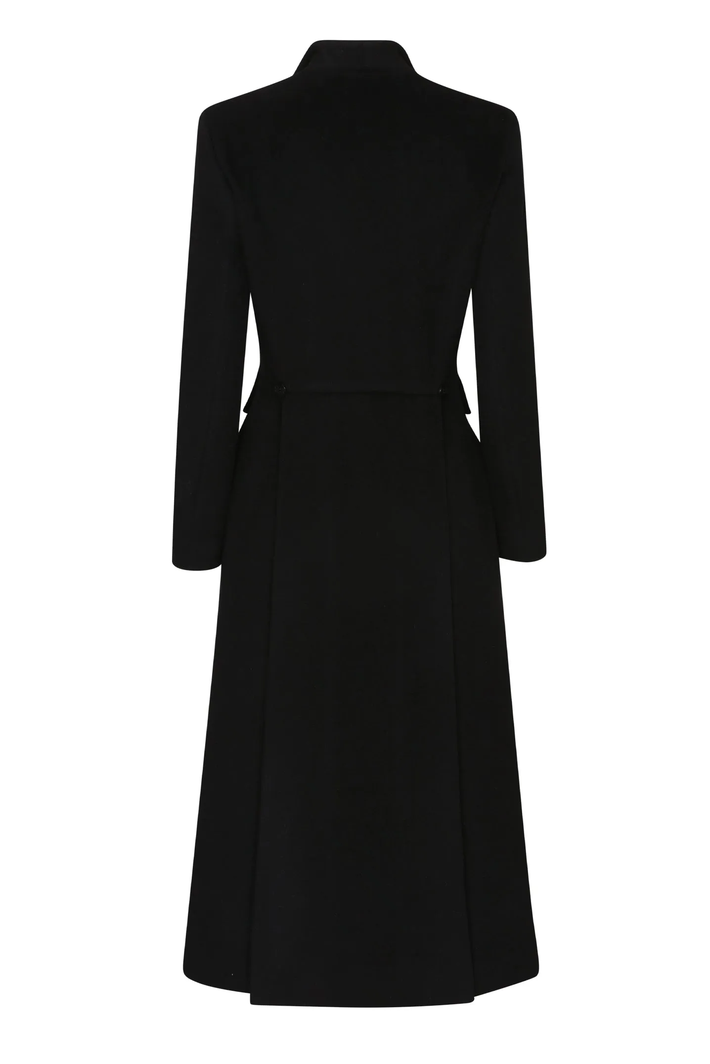 Cashmere/Wool Coat in Black - Dulcima