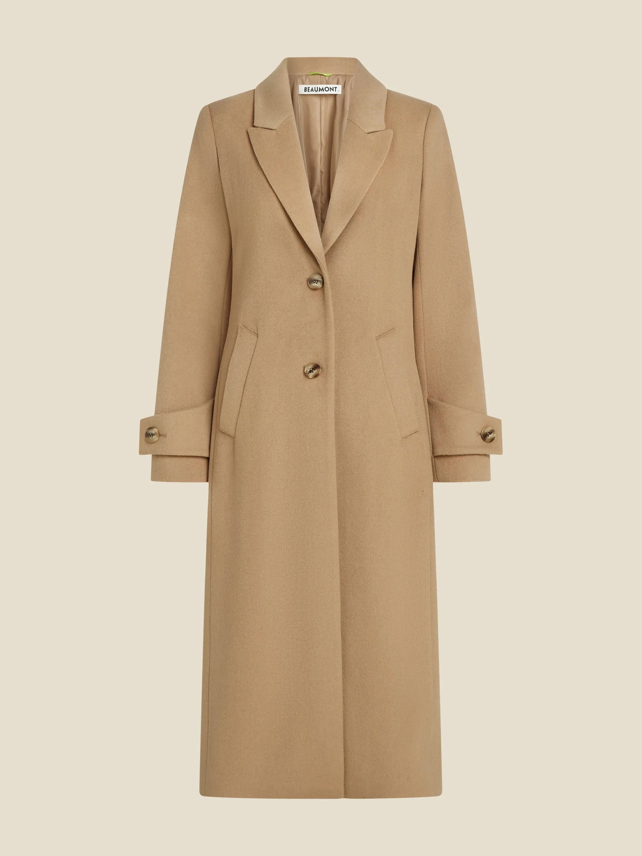 Charm long coat - Camel