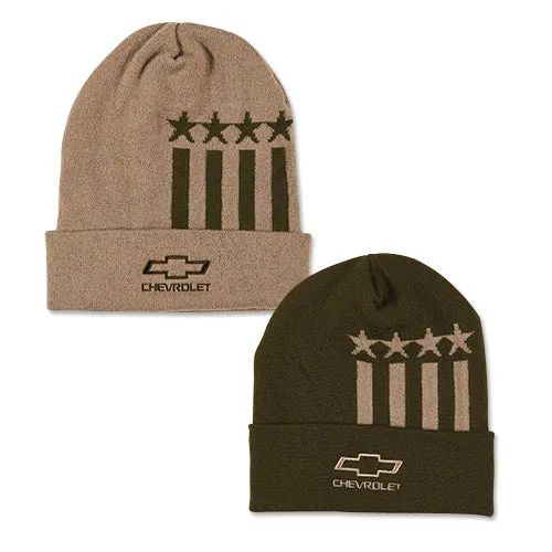 Chevrolet Bowtie Stars and Stripes Beanie