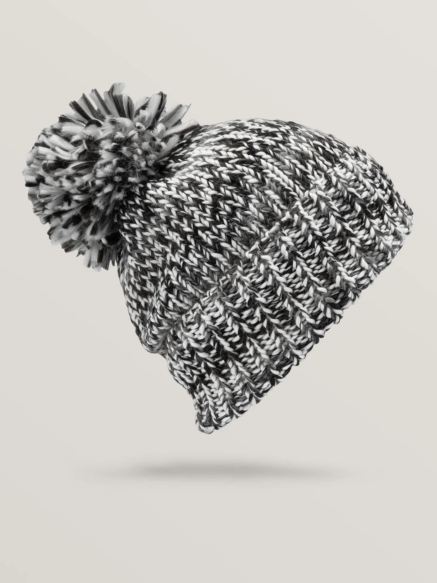 Chevron Beanie - Heather Grey