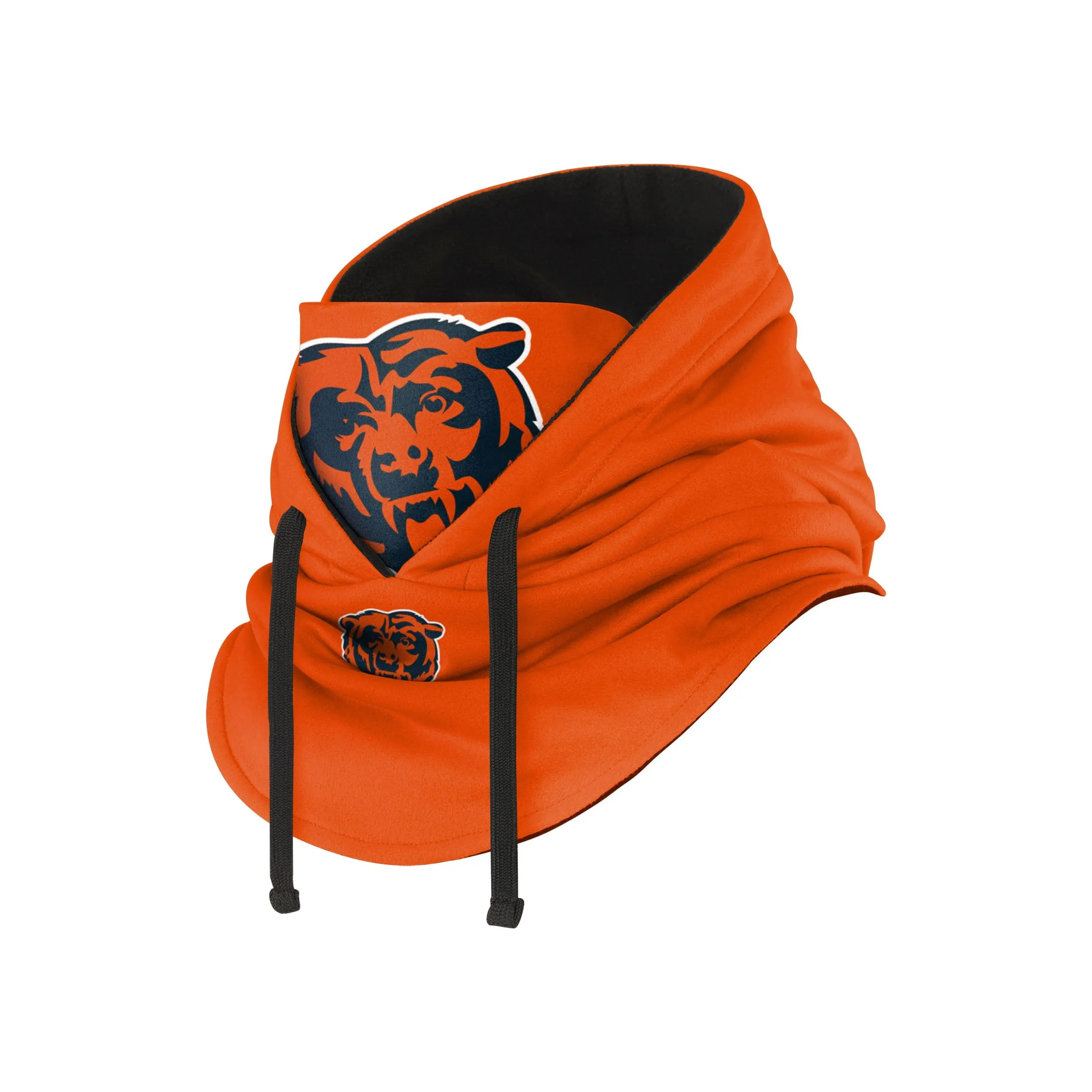 Chicago Bears NFL Alternate Team Color Drawstring Hooded Gaiter