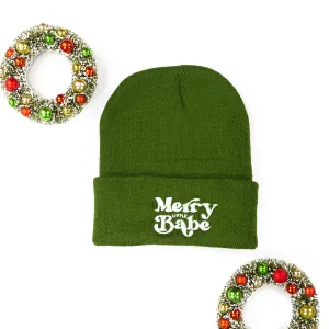 Child Beanie - Merry Little Babe - Green