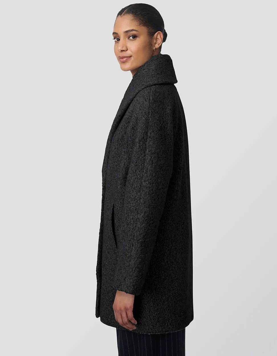 City Retreat Textured Bouclé Coat